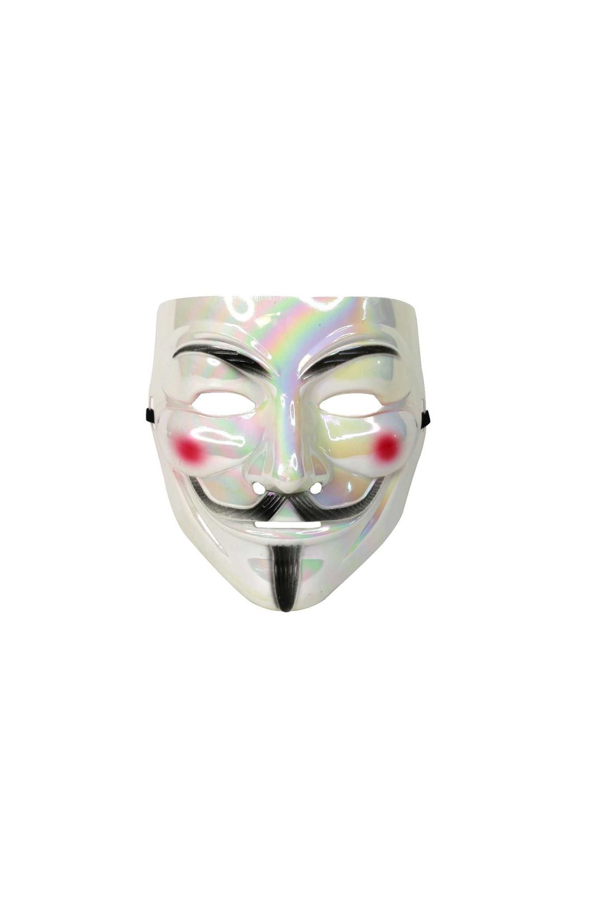 Halloween Maske-22348 Vendetta Parlak Beyaz