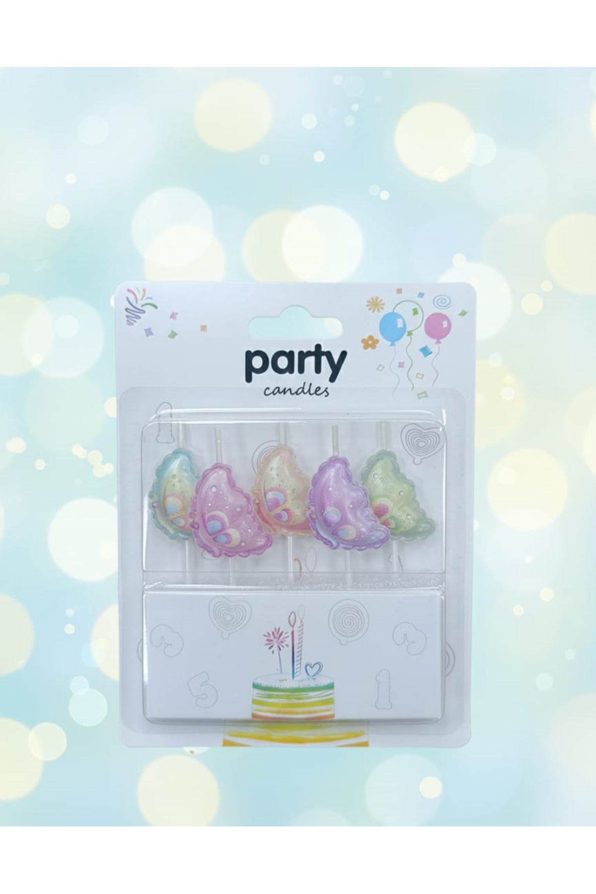 Pasta Mumu S6909-3 Kelebek 5'li Set