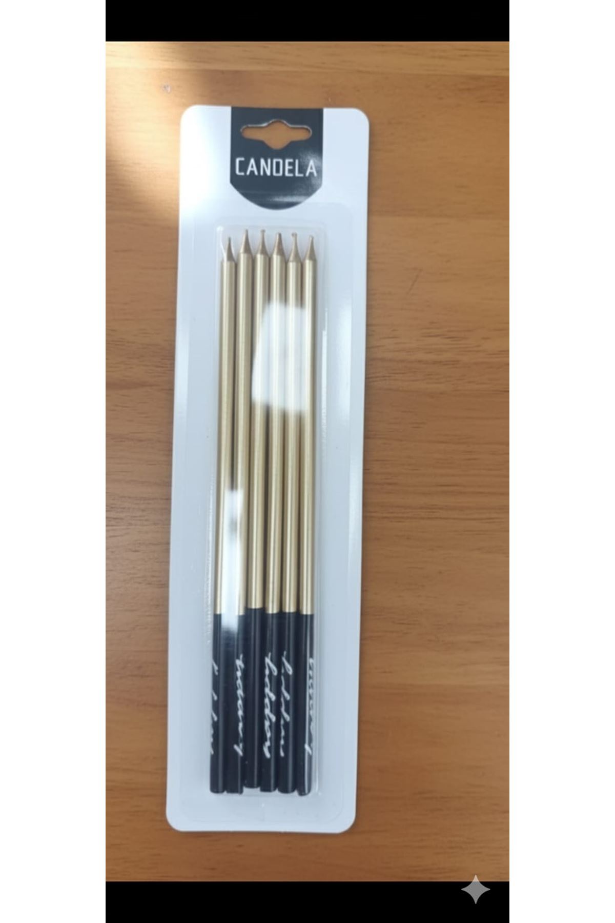 Pasta Mumu S6909-6 İnce 6'lı Metalik