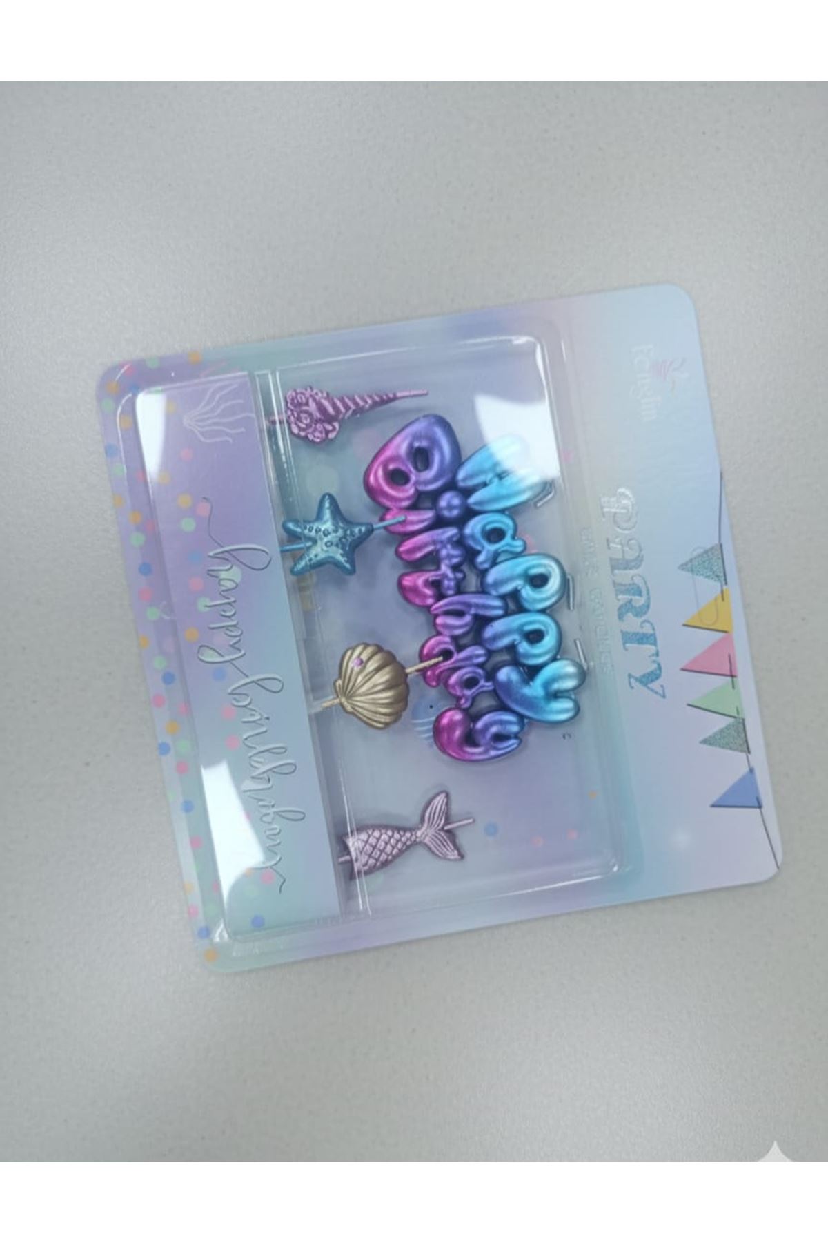 Pasta Mumu S6909-11 Happy Birthday Renkli 5'li Set