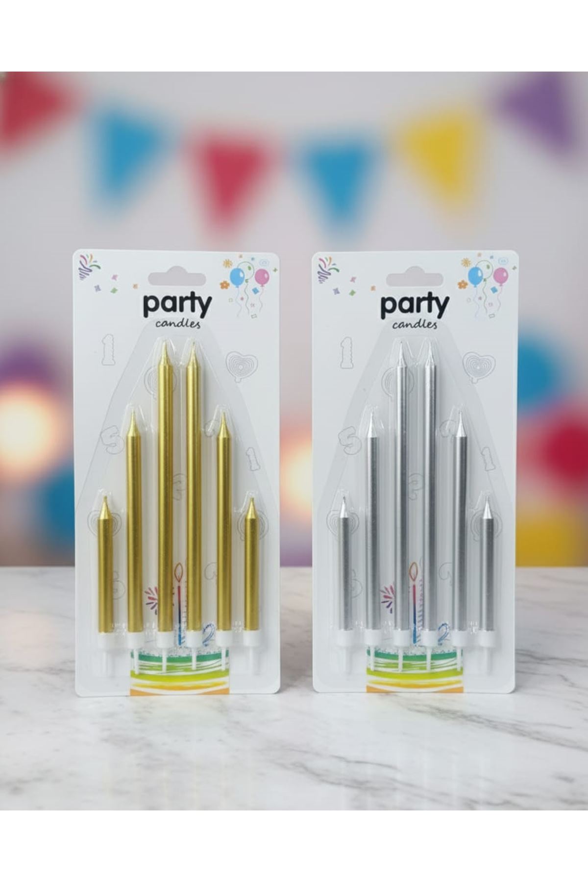 Pasta Mumu S6909-18 Metalik 6'lı Dekor Set