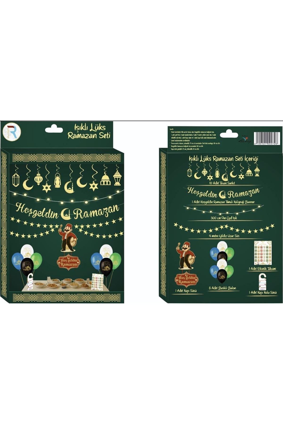 Ramazan Süsleme Seti Işıklı Lüks