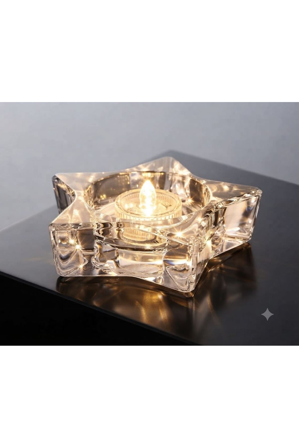 Led Mum 9338-9 Yıldız Kristal