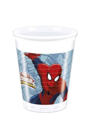 Spiderman Plastik Bardak 8 Adet