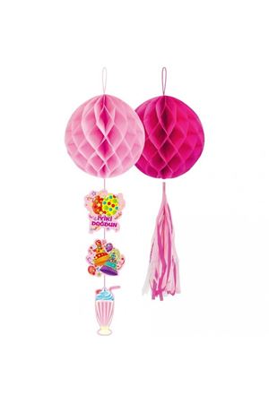 İyi ki Doğdun İkili Petek Süs Pembe