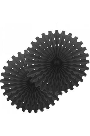 İkili Yelpaze Süs Siyah