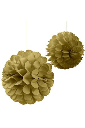 Dekoratif İkili Top Süs Altın