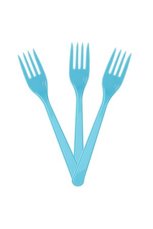 Kullan At Çatal Mavi 10 Adet