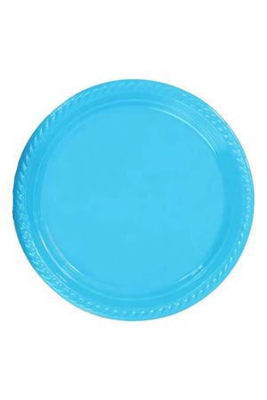 Kullan At Plastik Tabak Mavi 25 Adet