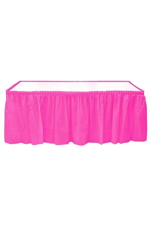 Kullan At Plastik Masa Eteği Fuşya