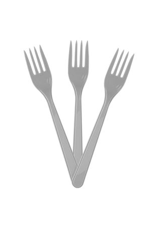 Kullan At Çatal Gümüş 10 Adet