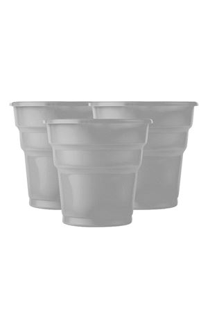 Kullan At Plastik Bardak Gümüş 10 Adet