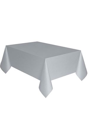 Gümüş Plastik Masa Örtüsü