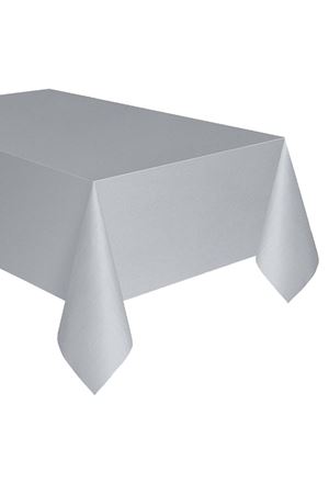 Gümüş Plastik Masa Örtüsü