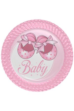 Pembe Patikler Karton Tabak 8 Adet