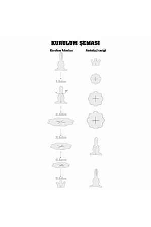 Metalik Kek Standı Gümüş