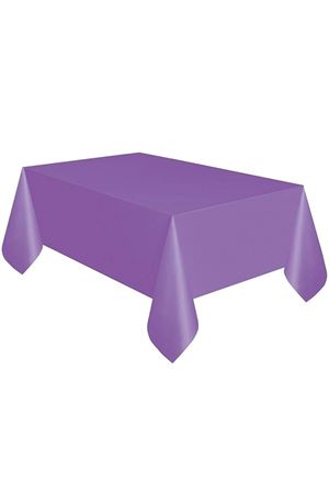 Lila Plastik Masa Örtüsü