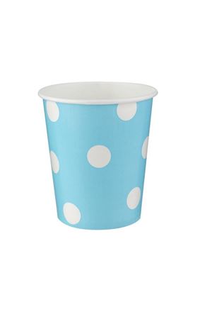 Mavi Puanlı Karton Bardak