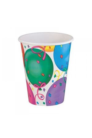 Balonlu Renkli Parti Bardağı