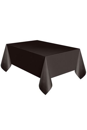 Siyah Plastik Masa Örtüsü