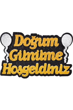 Doğum Günü Strafor Gold