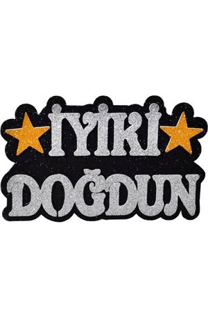 İyiki Doğdun Strafor Gümüş