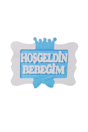 Hoş Geldin Bebeğim Strafor Mavi