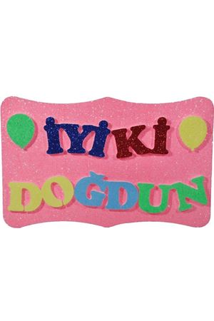 İyi ki Doğdun Balonlu Strafor Pembe