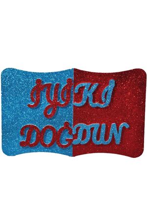 İyi ki Doğdun Bordo Mavi Strafor