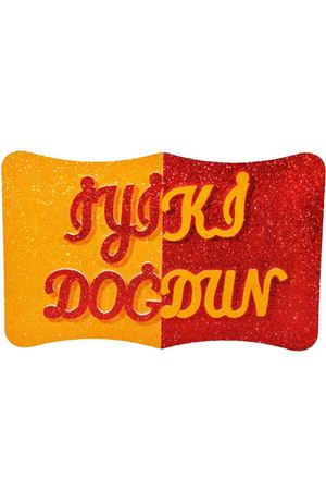 İyi ki Doğdun Sarı Kırmızı Strafor