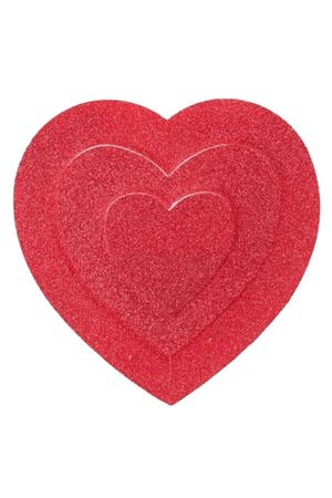 İç İçe Kalpler Strafor Süs 50 cm