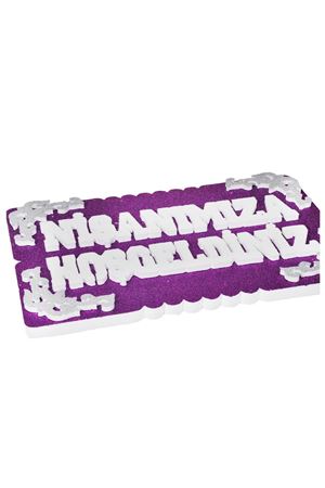 Nişanımıza Hoş Geldiniz Strafor Mor