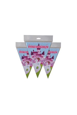 Unicorn İyi ki Doğdun Flama 10 Adet