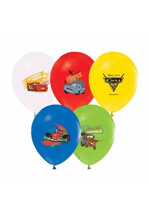 Çift Taraflı Cars Baskılı Balon