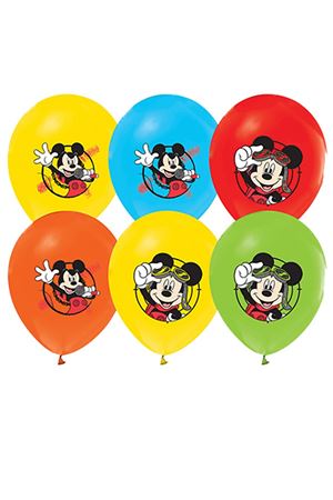 Mickey Mouse Baskılı Balon 10 Adet