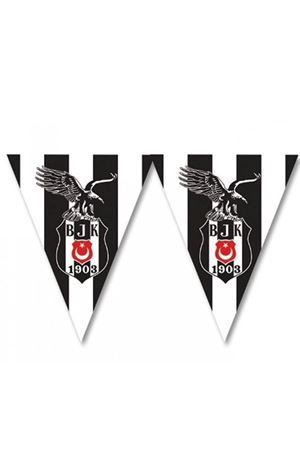 Beşiktaş Lisanslı Üçgen Flama 11 Adet