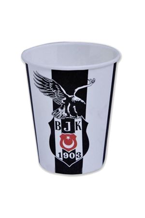 Beşiktaş Karton Bardak 8 Adet