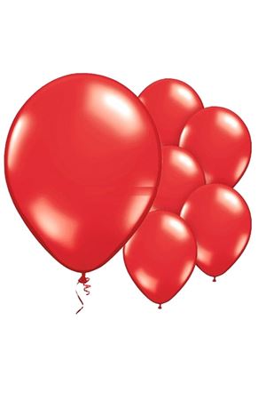 Metalik Balon Kırmızı 100 Adet