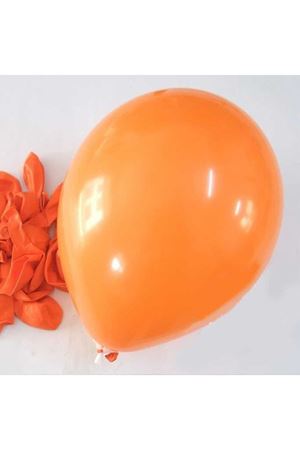 Metalik Balon Turuncu Renk 100 Adet