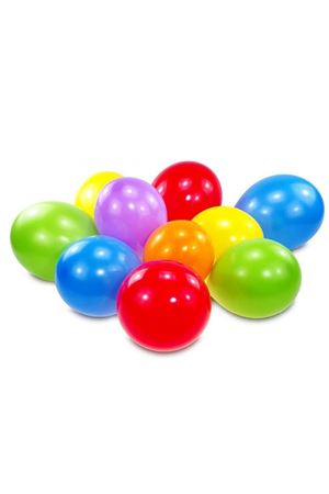 Metalik Balon Karışık Renkler 100 Adet