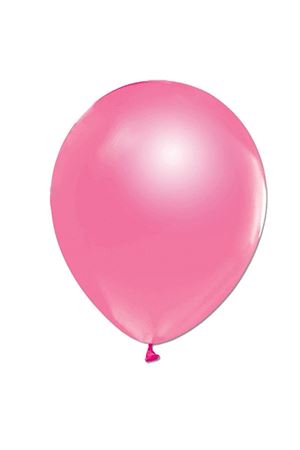 Metalik Balon Pembe 100 Adet