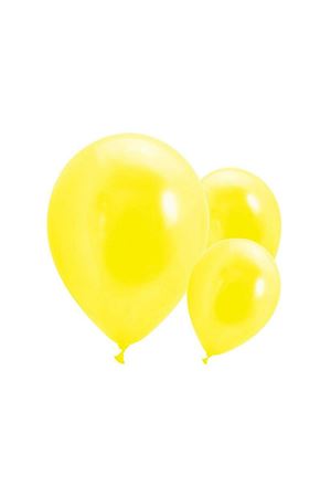 Metalik Balon Sarı 100 Adet