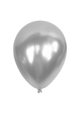 Metalik Balon Gümüş Renk 100 Adet