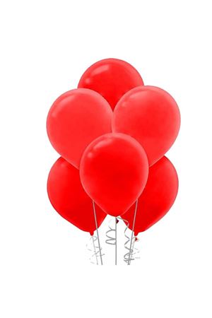 Metalik Balon Kırmızı 100 Adet