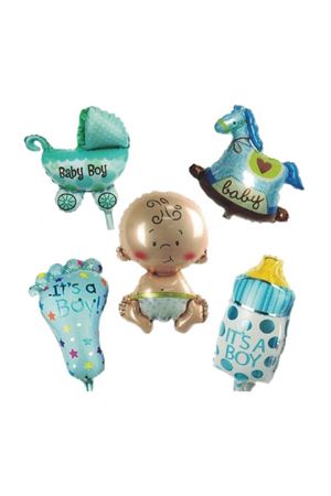 Baby Boy Folyo Balon Set Mavi