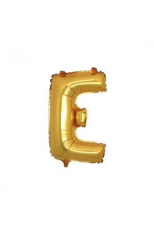 E Harfi Folyo Balon Altın 40 cm