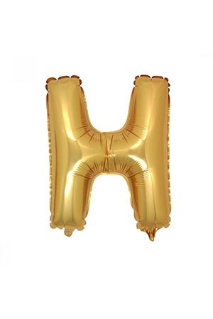 H Harfi Folyo Balon Altın 100 cm