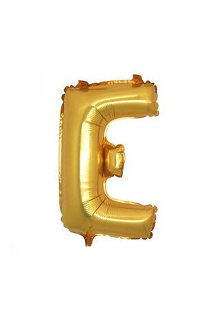 E Harfi Folyo Balon Altın 100 cm