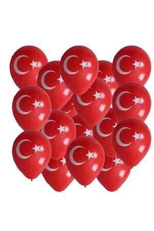 Ay Yıldız Baskılı Balon 100 Adet