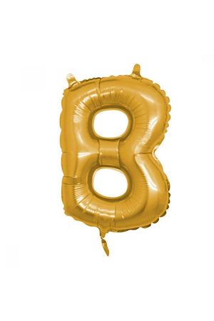 B Harfi Folyo Balon Altın 100 cm